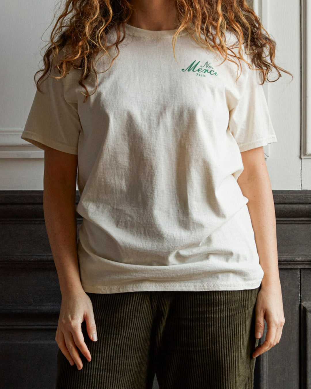 Merci - Non Merci "Left Bank" T-Shirt - Beige