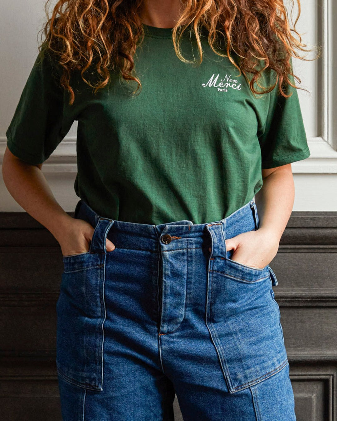 Merci - Non Merci "Left Bank" T-Shirt - Green