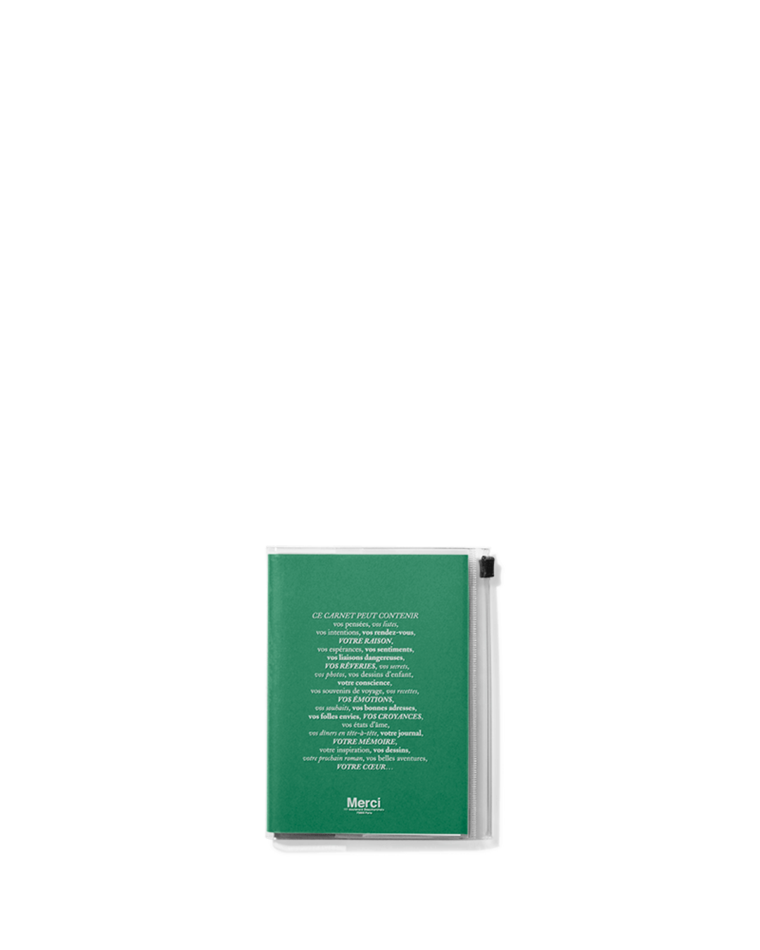 Merci x Marks - Carnet - Vert Gazon