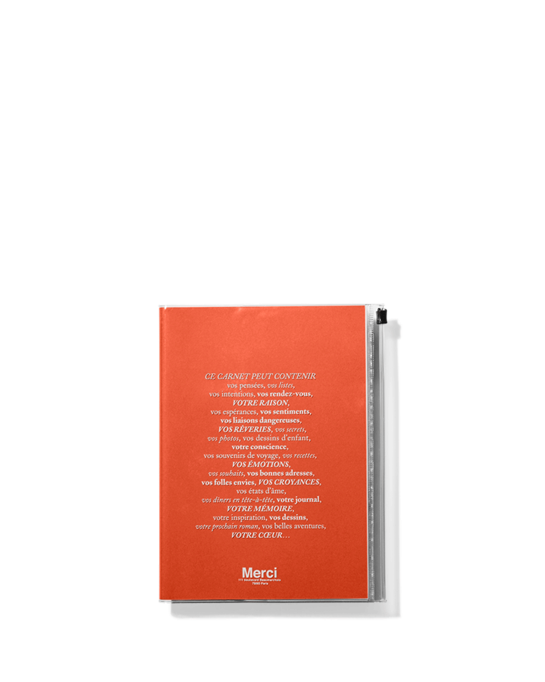 Merci x Marks - Carnet - Orange