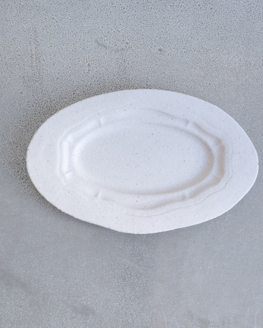 Jars Ceramistes - Plat Oval Réfectoire - Sable Mat