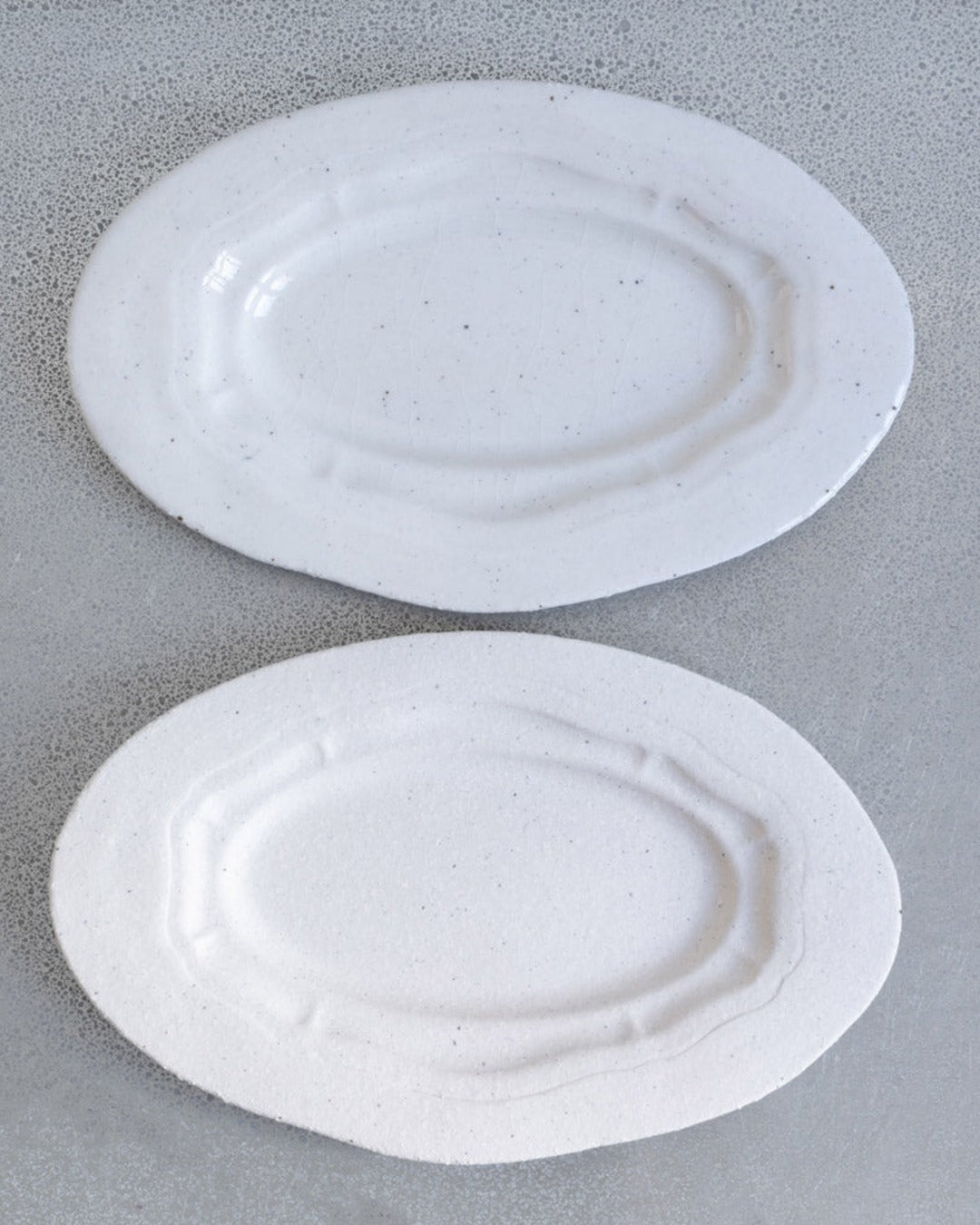 Jars Ceramistes - Plat Oval Réfectoire - Sable Mat