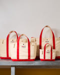 Merci - Cabas Candide En Canvas - Rouge