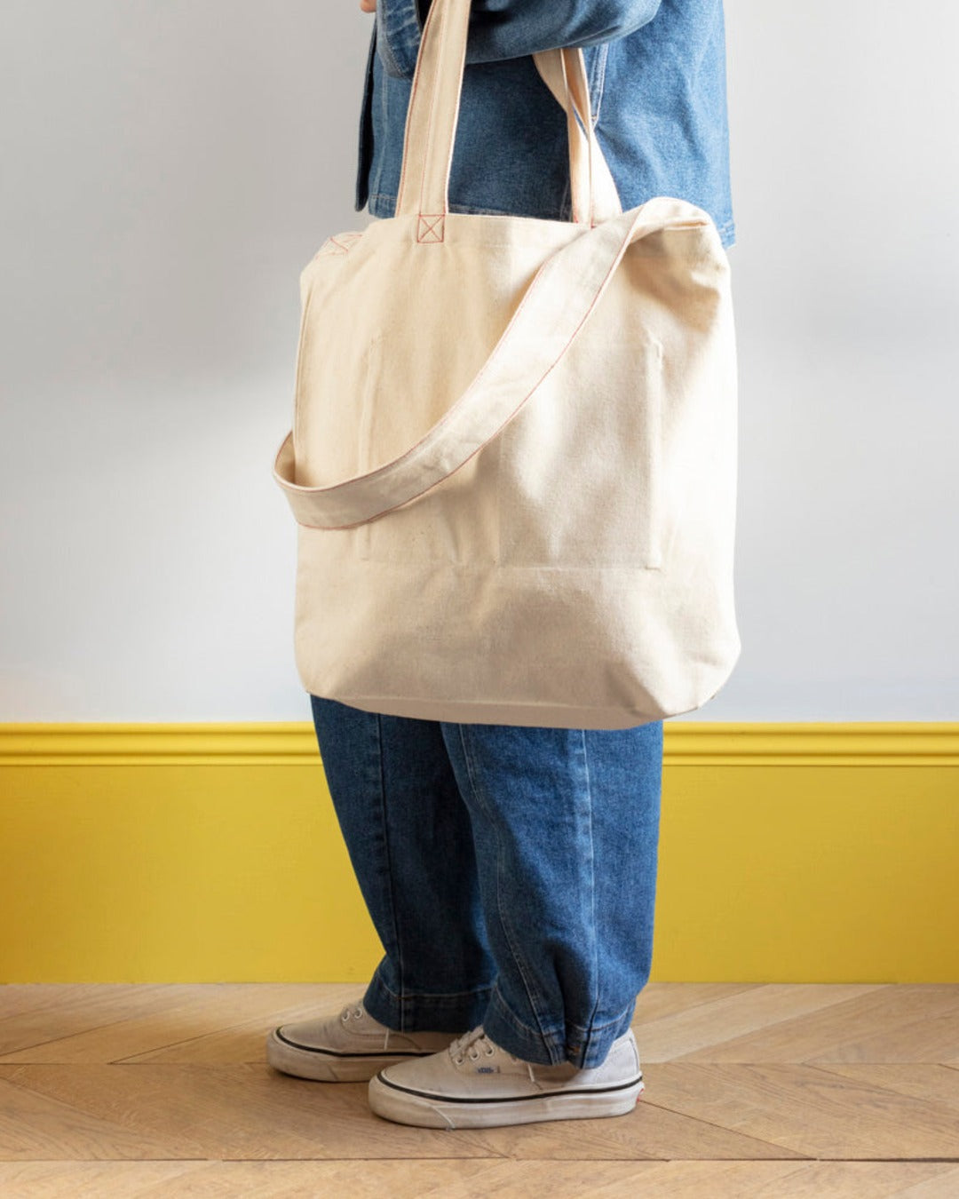 Merci - Jean-Michel Tote Bag - Ecru