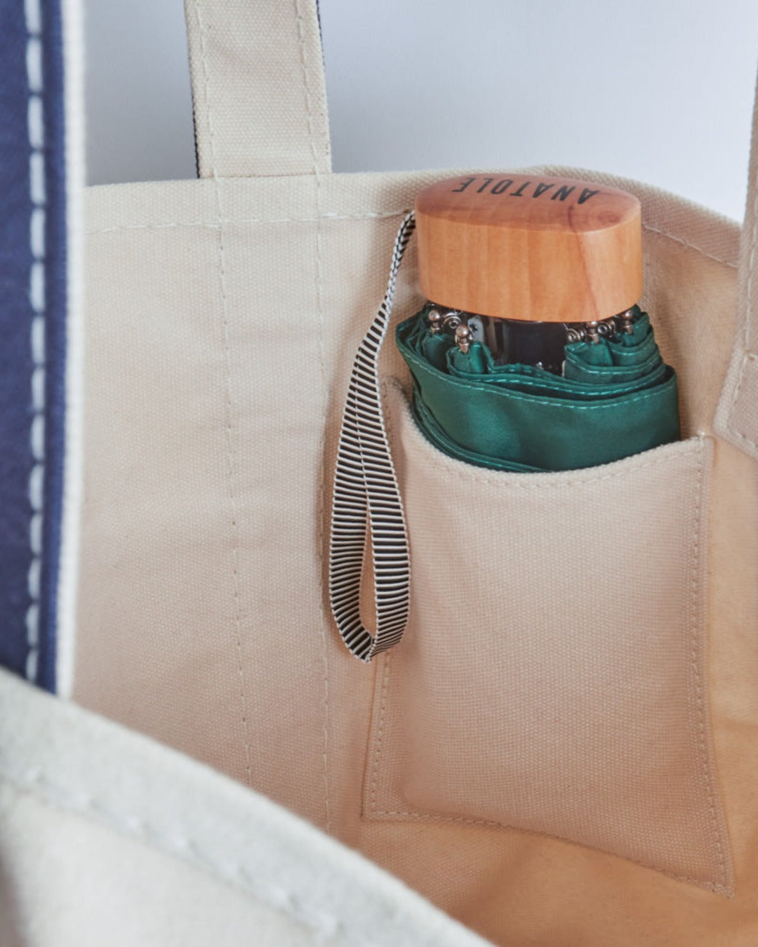Merci - Candide shopping bag in canvas - Navy