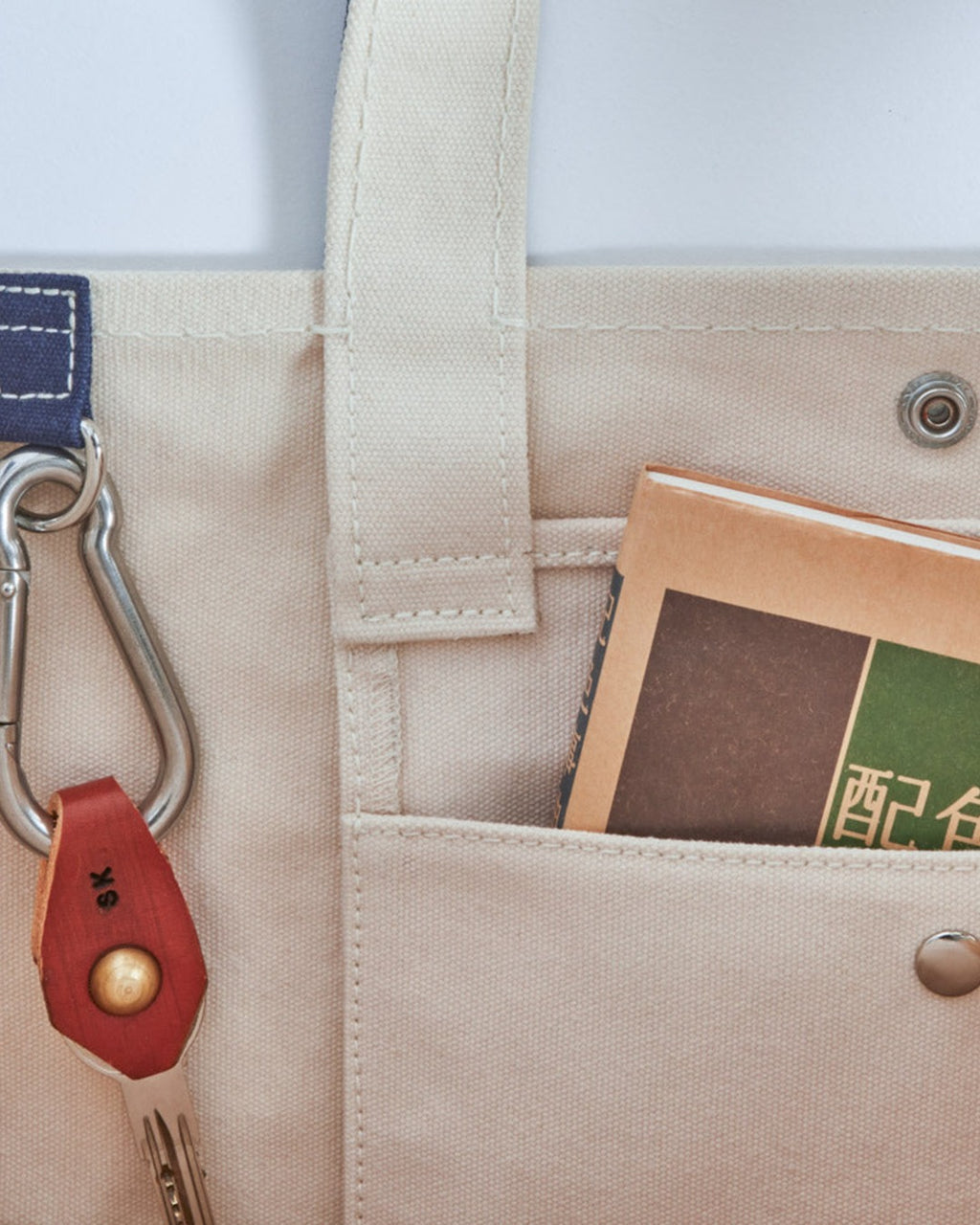 Merci - Candide shopping bag in canvas - Navy