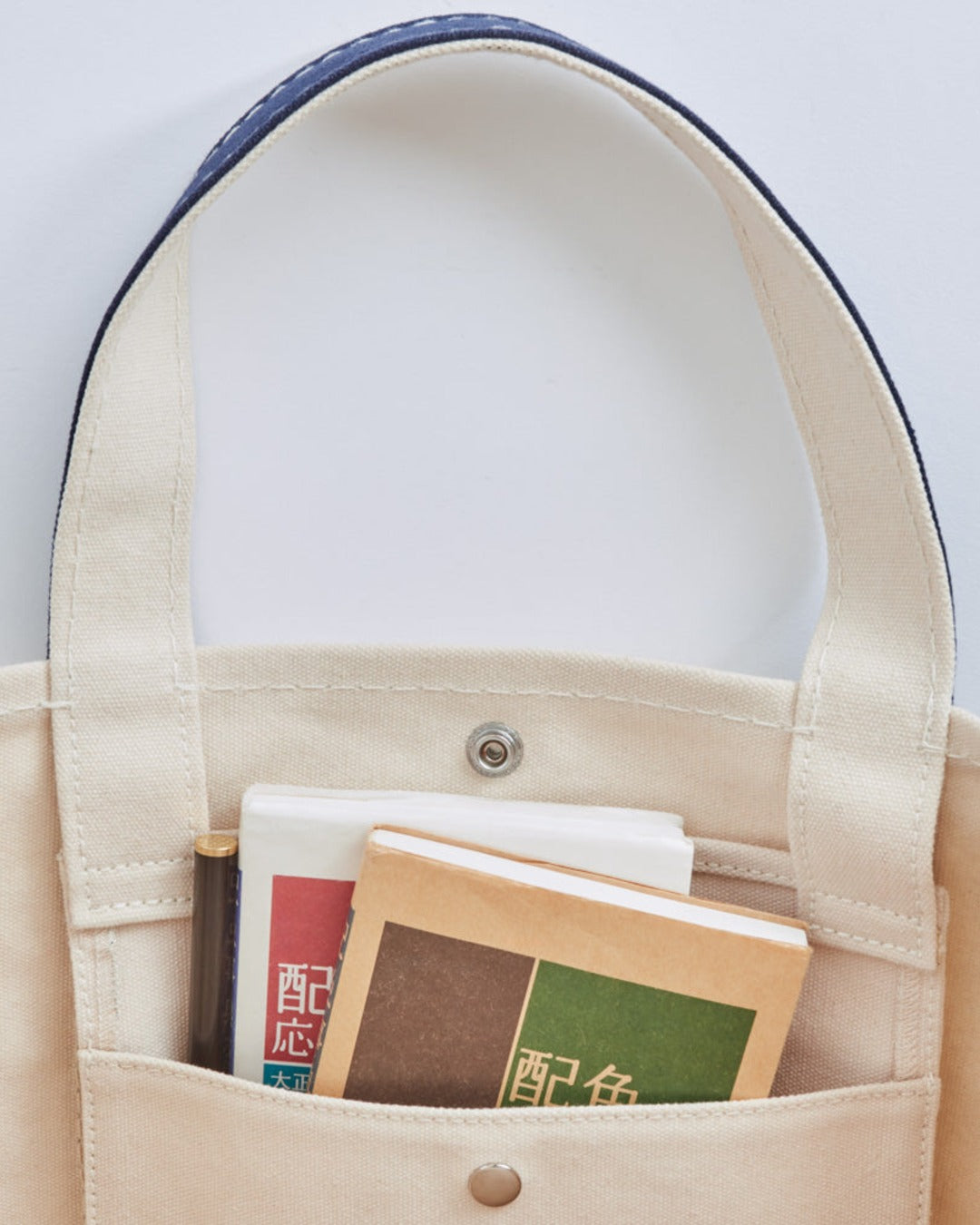 Merci - Candide shopping bag in canvas - Navy