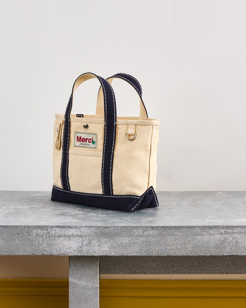 Merci - Candide shopping bag in canvas - Navy