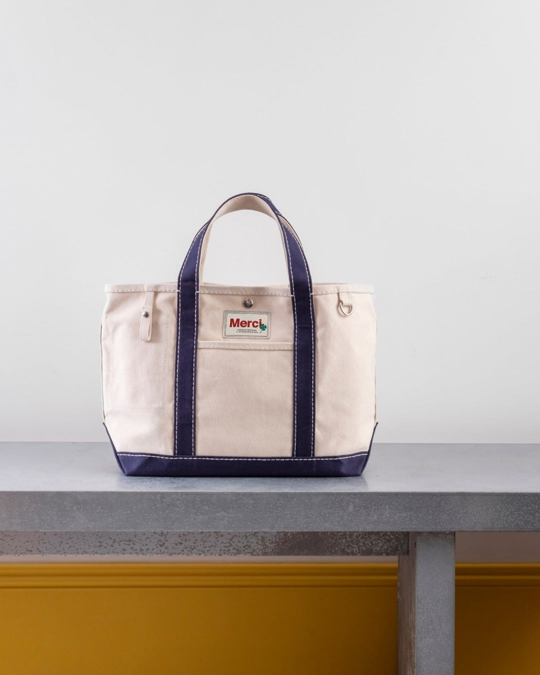 Merci - Candide shopping bag in canvas - Navy