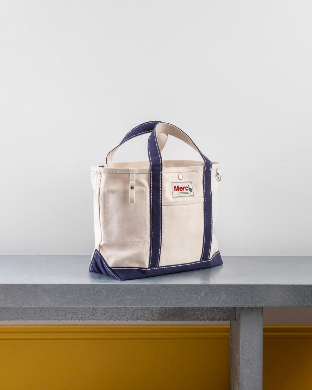 Merci - Candide shopping bag in canvas - Navy