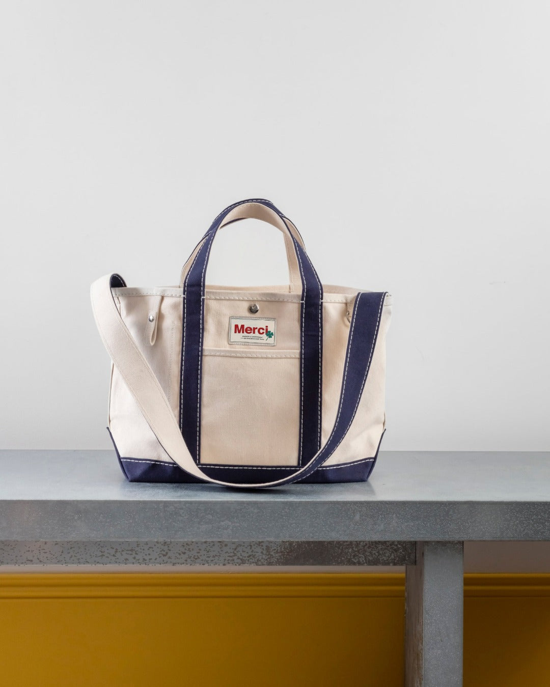 Merci - Candide shopping bag in canvas - Navy