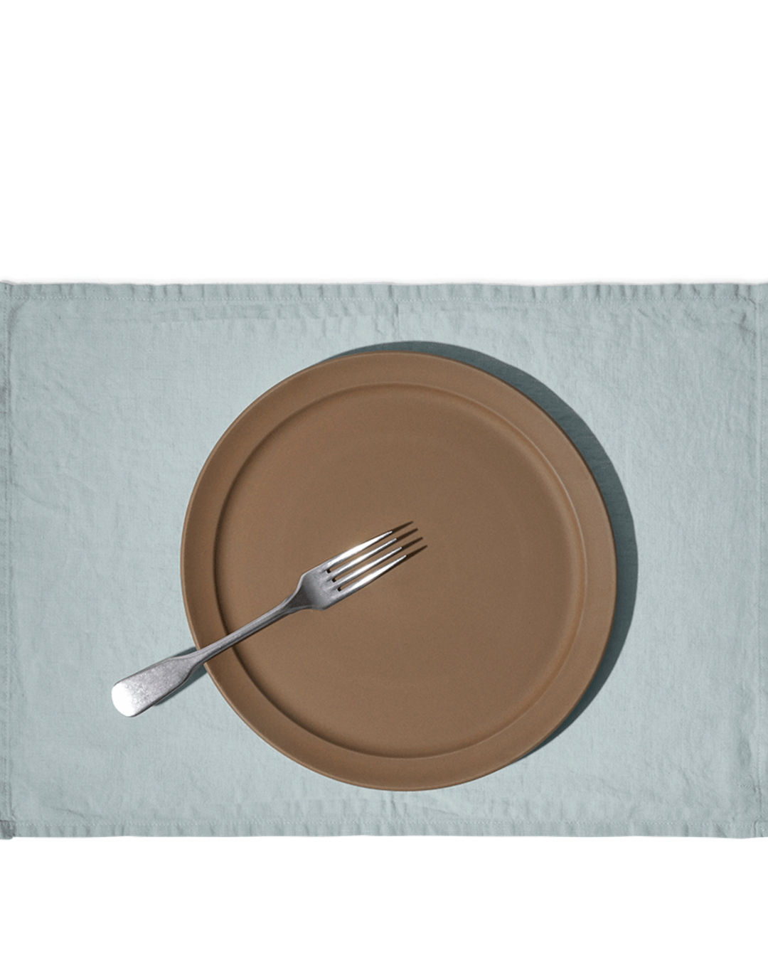 Merci - Set De Table En Lin Lavé - Gris Vésuve