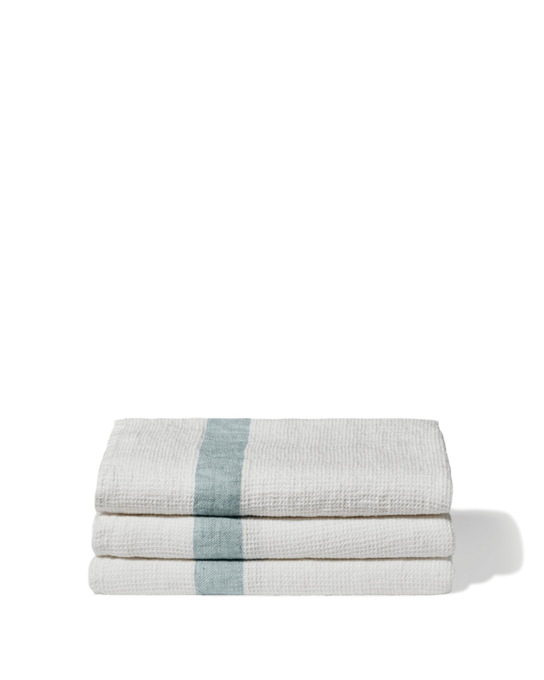 Merci - Linen bath towel - Honeycomb - Vesuvius Grey Stripe