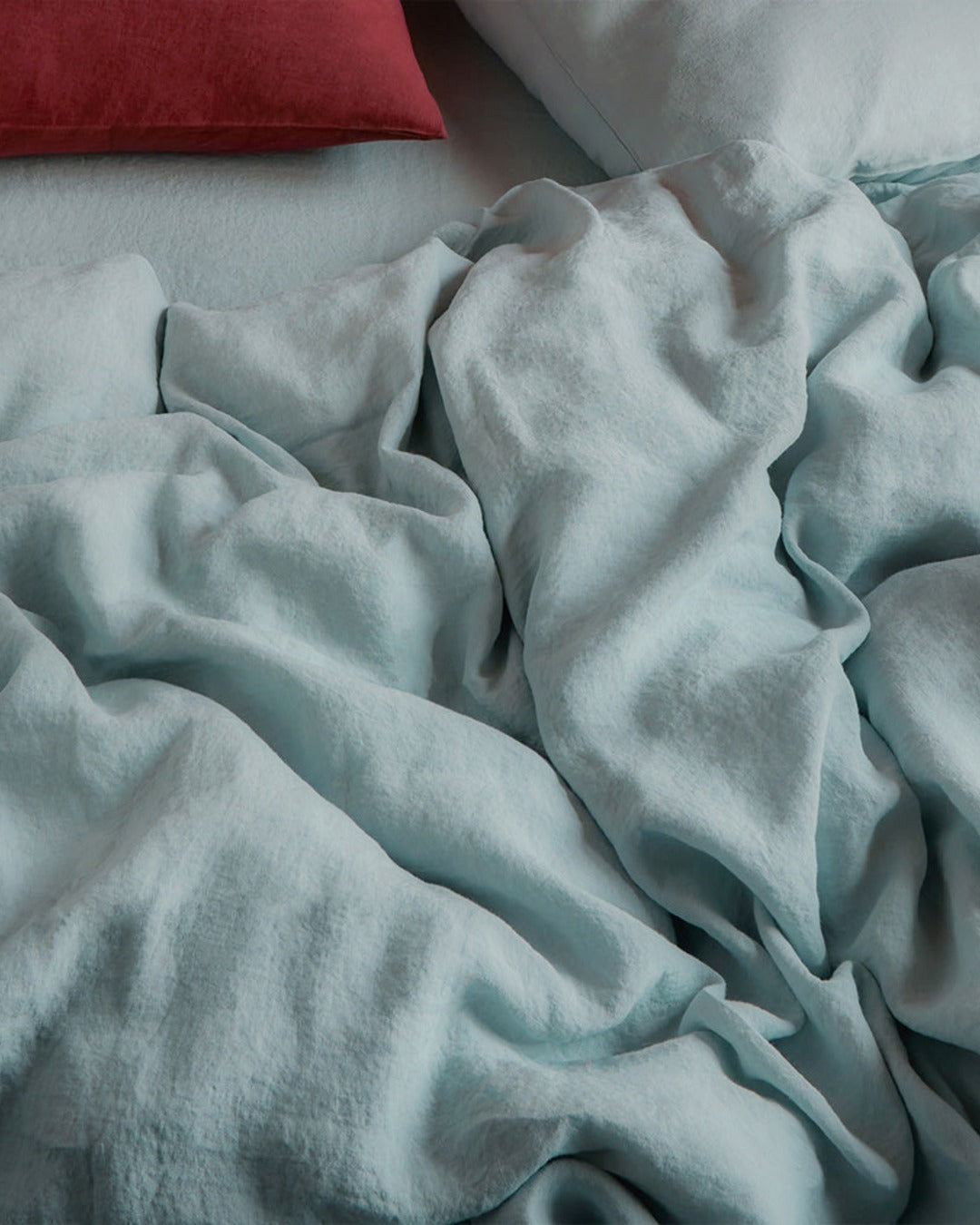 Merci - Washed linen duvet cover - Vesuvius Grey