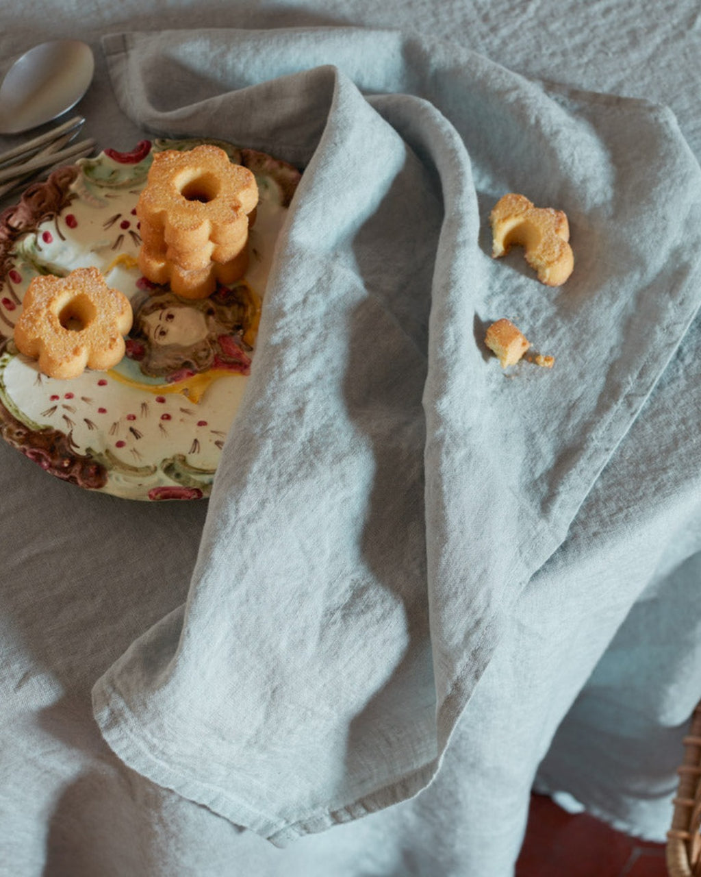 Merci - Washed linen napkin - Vesuvius Grey