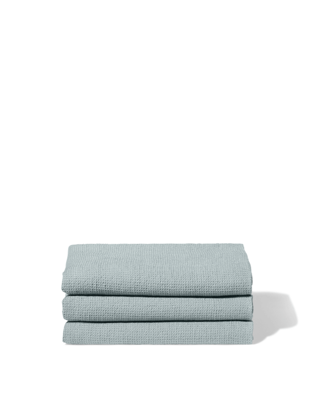 Merci - Serviette De Bain En Lin Nid D'Abeille - Gris Vésuve