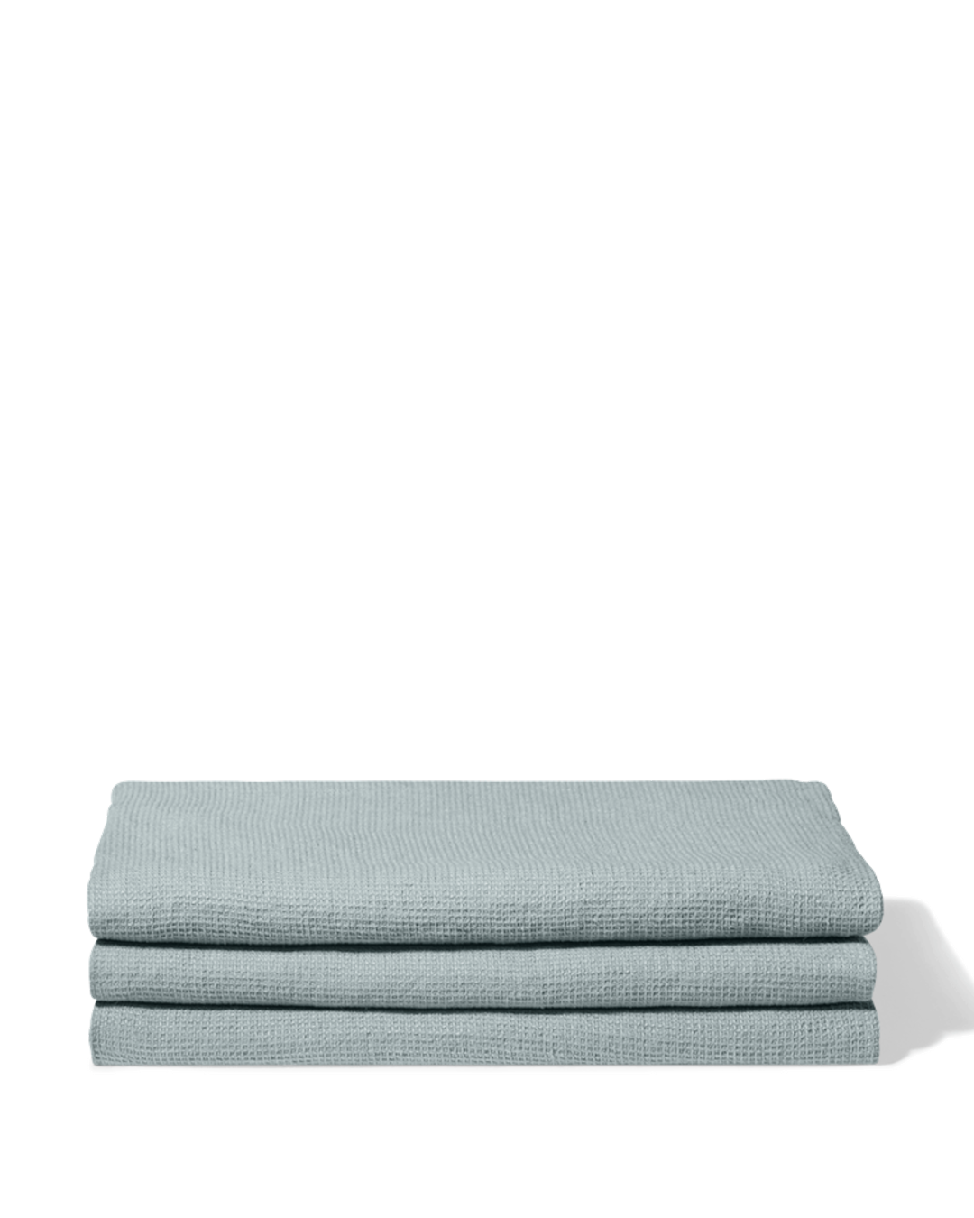 Merci - Serviette De Bain En Lin Nid D'Abeille - Gris Vésuve