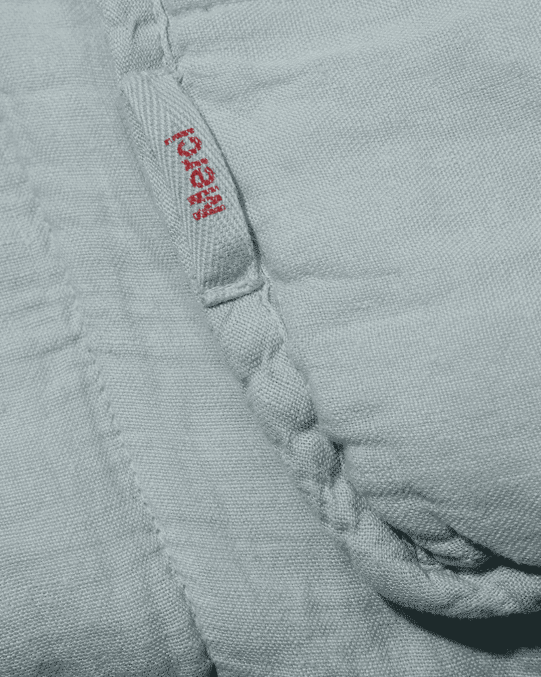 Merci - Pure washed linen quilt - Vesuvius Grey