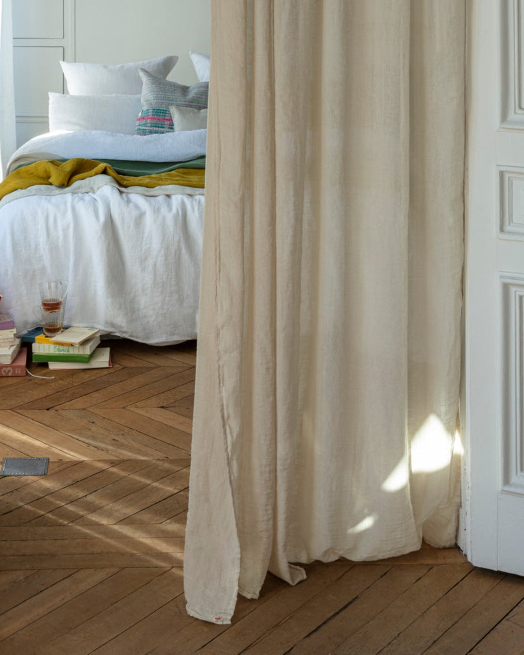 Merci - Linen & Cotton Voile - Stone