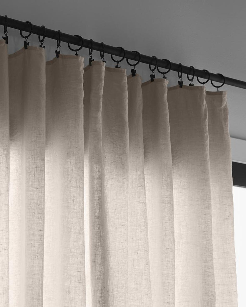 Merci - Linen & Cotton Voile - Stone
