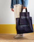 Merci - Cotton Tote Bag - Navy
