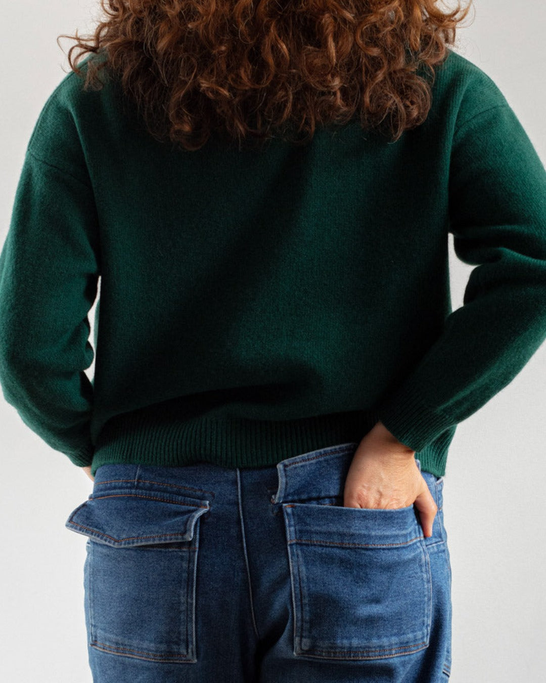 Merci - Gilet Lucia en Laine - Vert