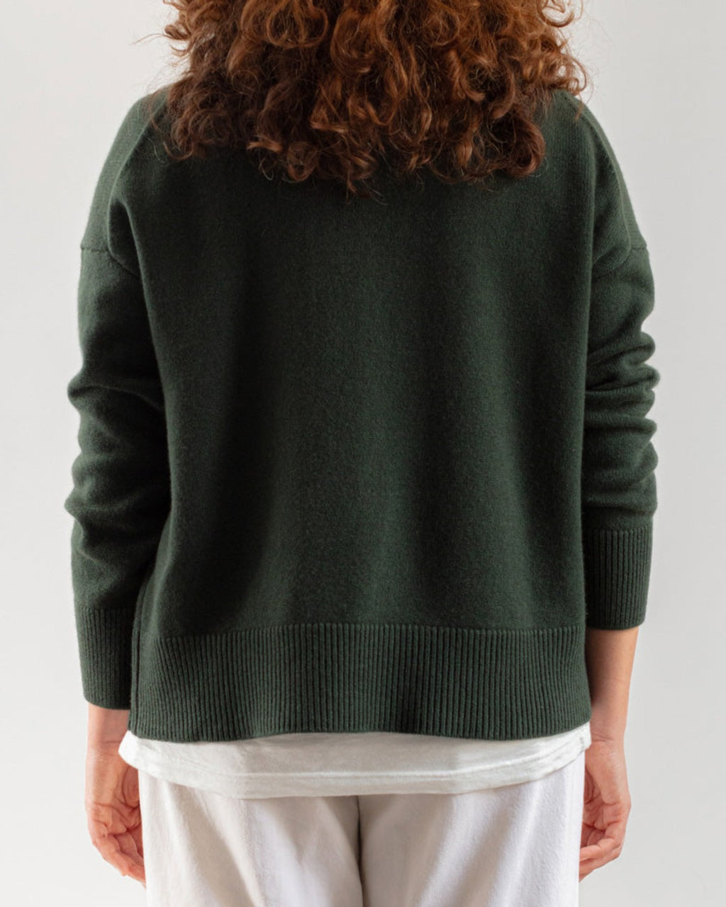Merci - Pull col cheminée en cachemire - Kaki