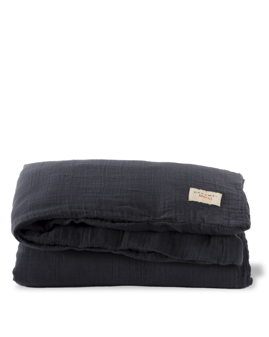 Merci x Caramel - Caramel x Merci - Cotton gauze duvet's cover - Charcoal Grey