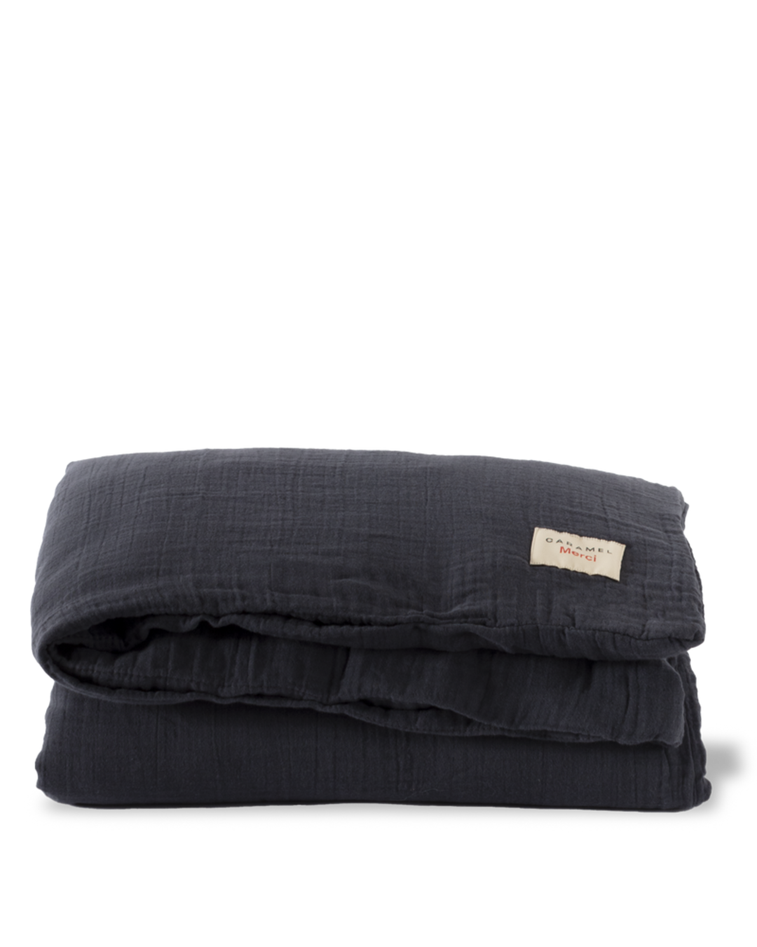 Merci x Caramel - Caramel x Merci - Cotton gauze duvet's cover - Charcoal Grey