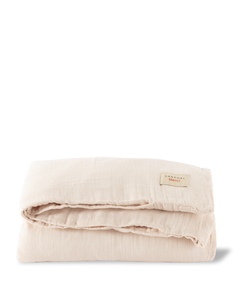 Merci x Caramel - Housse De Couette En Gaze De Coton - Rose De Bagatelle
