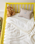 Merci x Caramel - Caramel x Merci - Cotton gauze duvet's cover - Meudon White