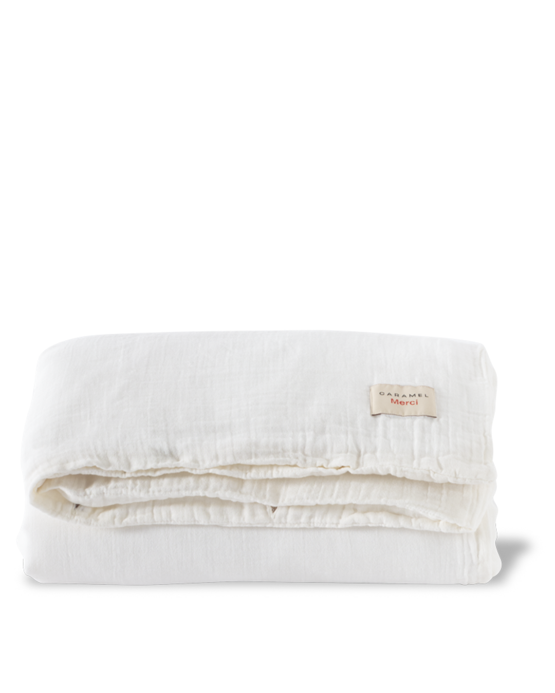 Merci x Caramel - Housse De Couette En Gaze De Coton - Blanc De Meudon
