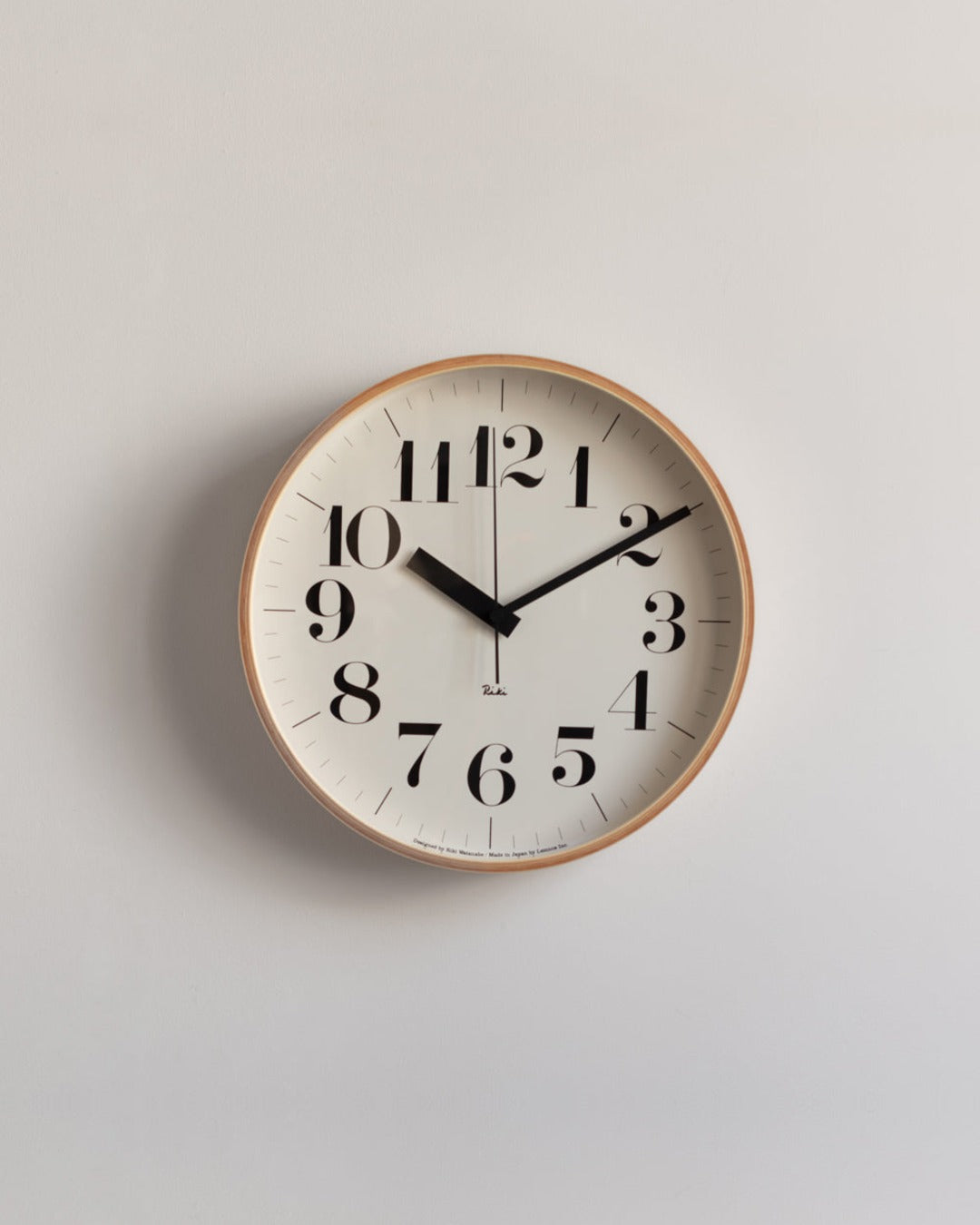 Lemnos - Riki M plywood wall clock