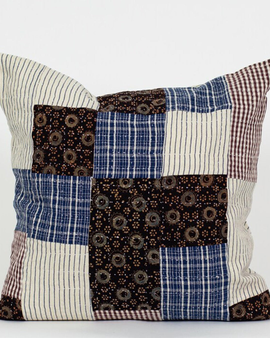 Afroart - Cushion - Patch Kuddfodral - Blue