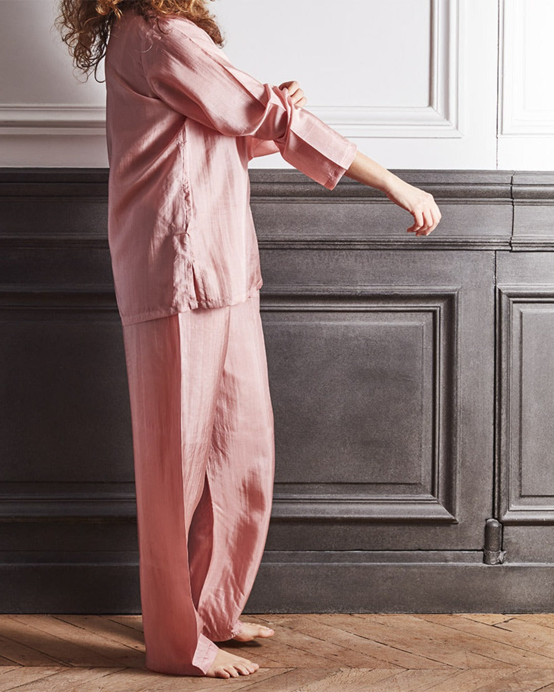 Merci - Pyjama en Soie - Rose