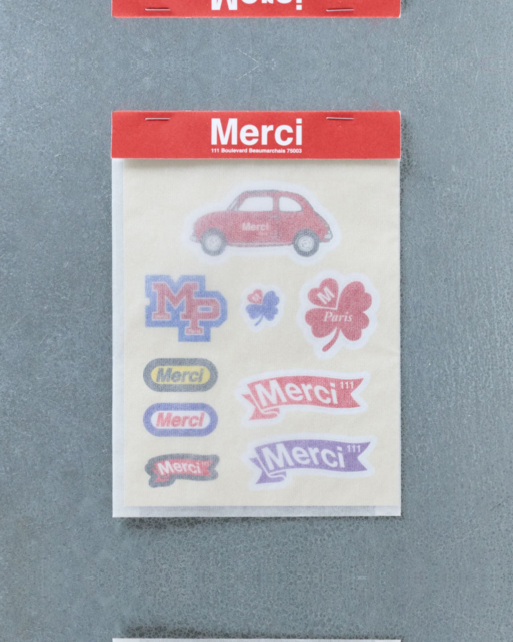 Merci - Flags Stickers