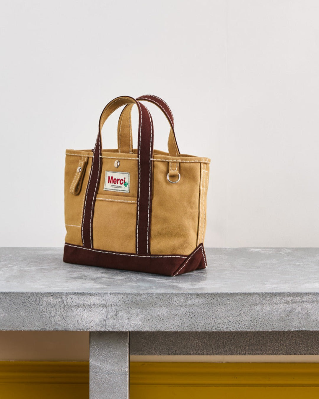 Merci - Cabas Candide En Canvas - Marron