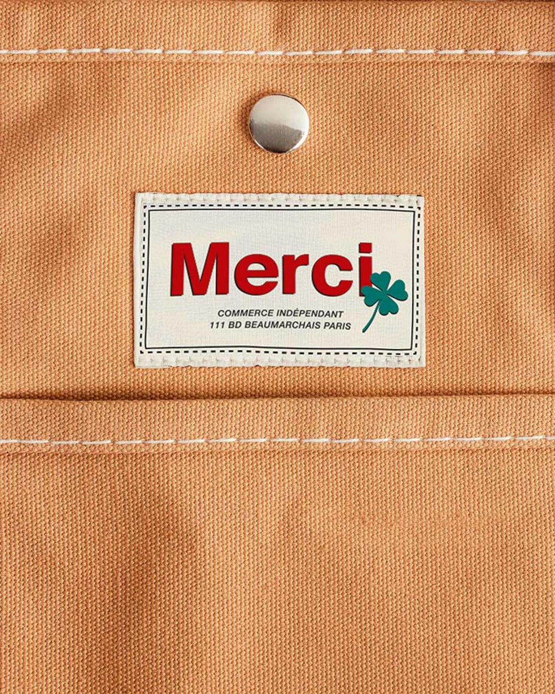 Merci - Cabas Candide En Canvas - Marron
