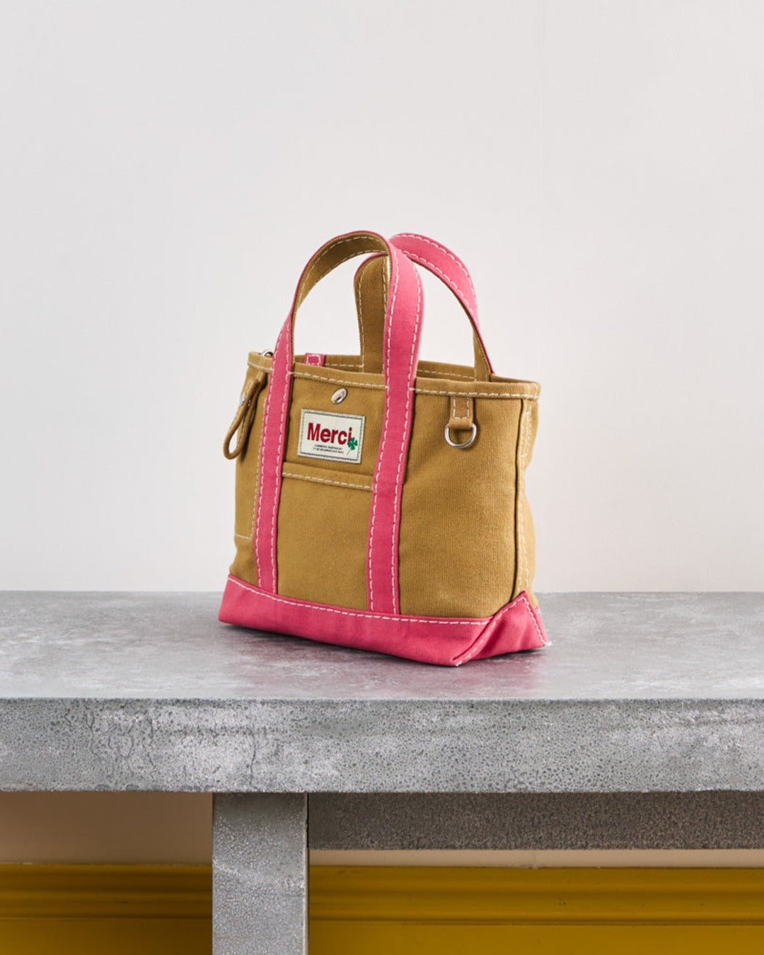 Merci - Cabas Candide En Canvas - Rose