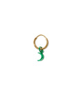 Jewel Rocks - Crescent earring