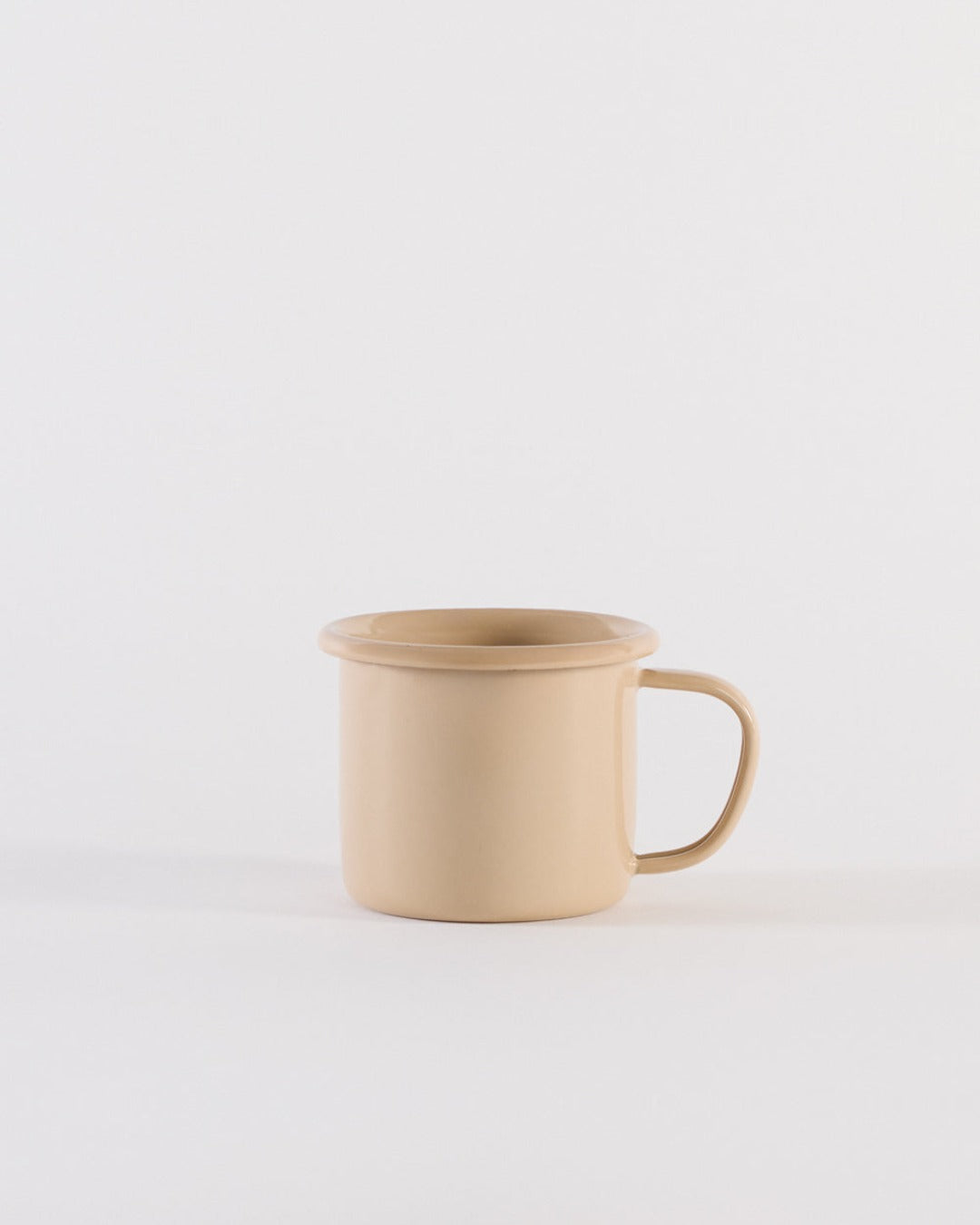 Elifle Enamelware - Tasse Anse Creuse - Beige