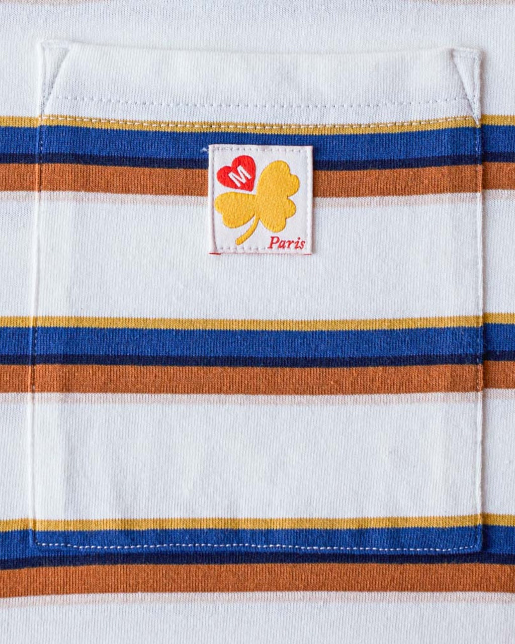 Merci - T-Shirt Vadim Stripes - Crème