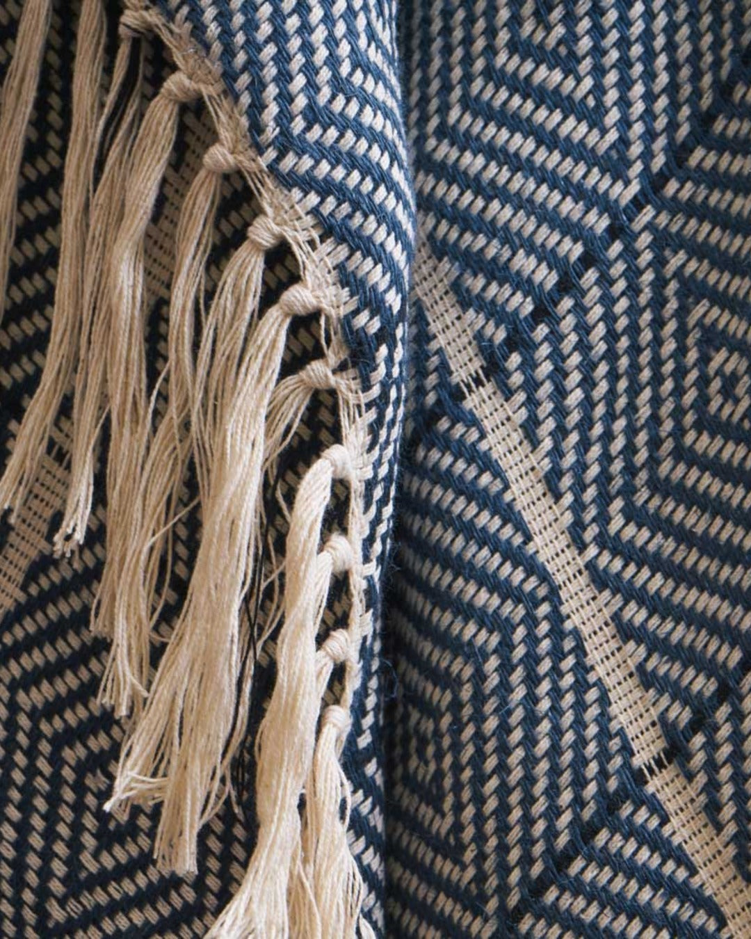Bed And Philosophy - Canyon cotton blanket - Denim