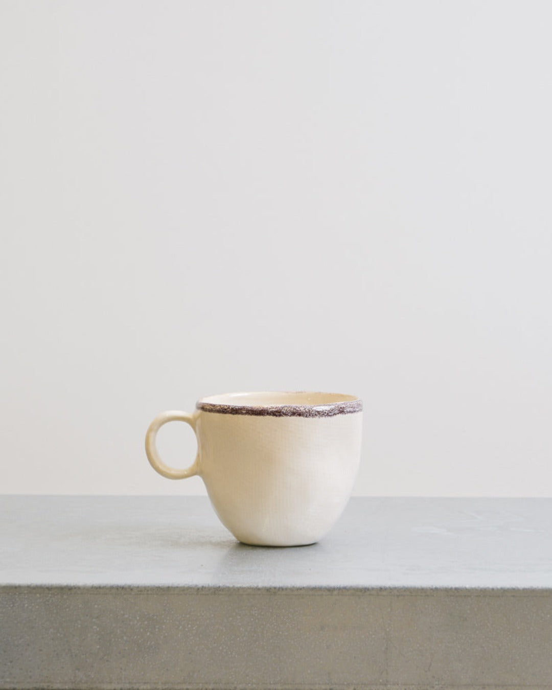 Mos - Mug En Grès - Crème & Marron