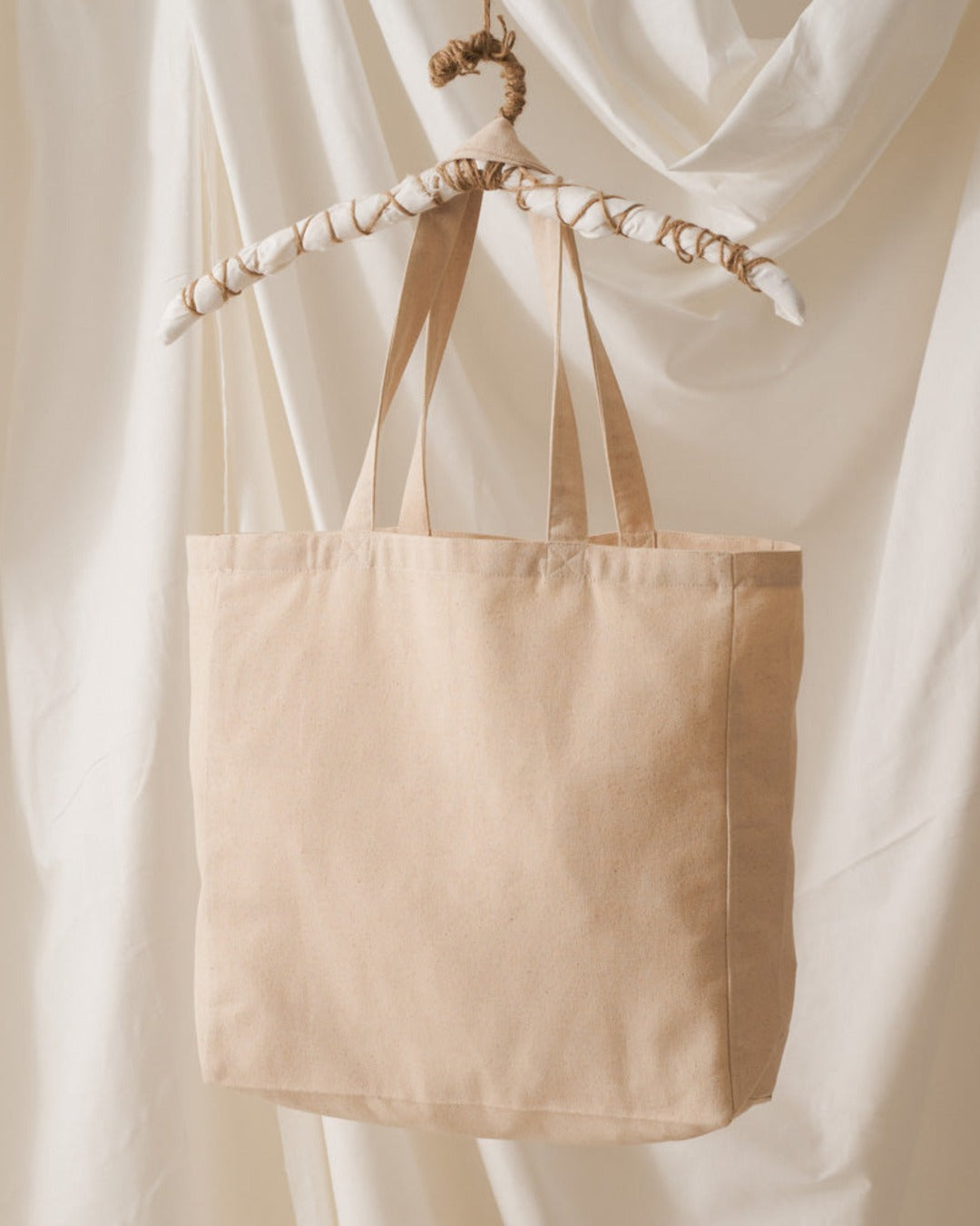 Merci - Tote Bag En Coton - Blanc