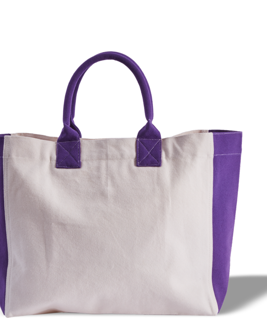 Merci - Clover-Heart Shopping Bag - Purple