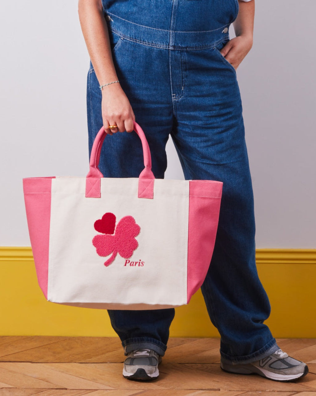 Merci - Cabas Tréfle Bouclette - Rose