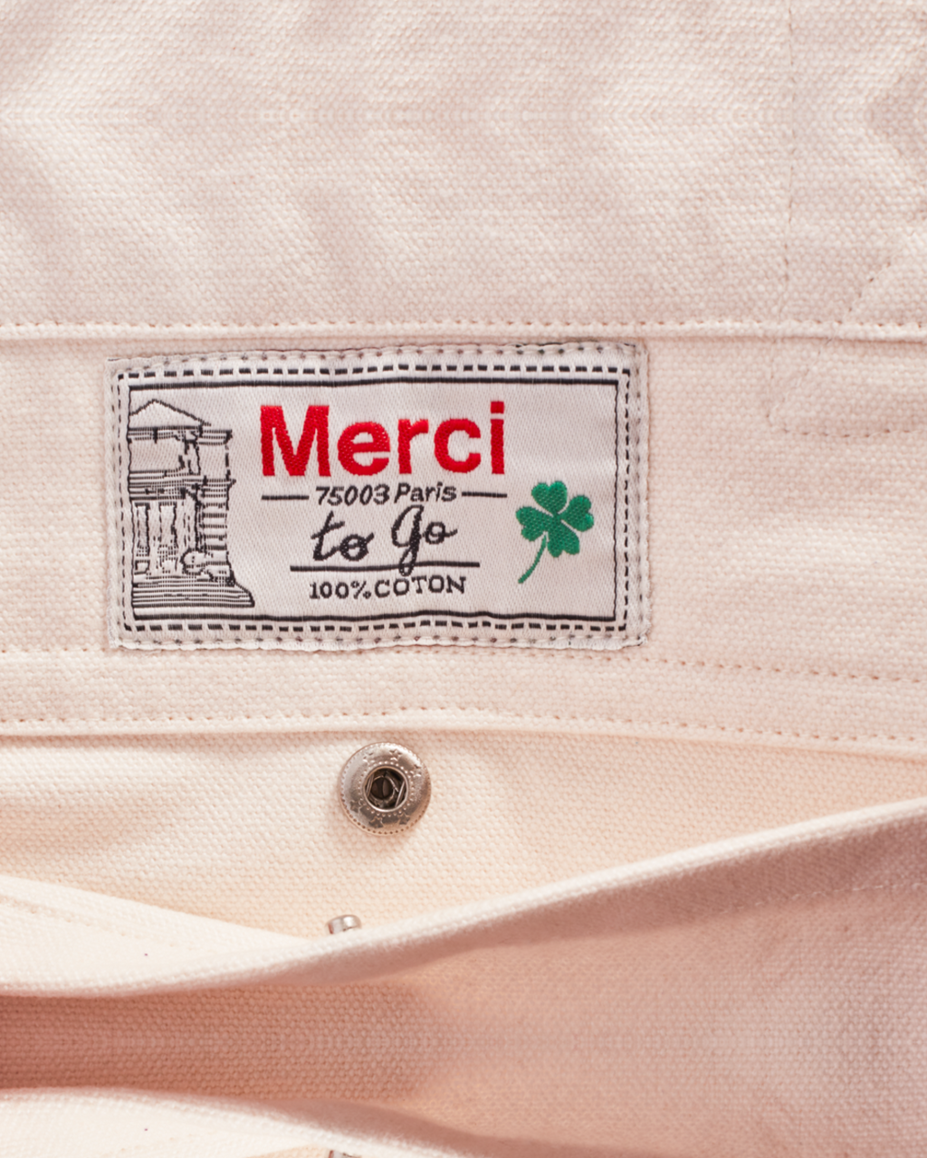 Merci - Cabas Tréfle Bouclette - Rose