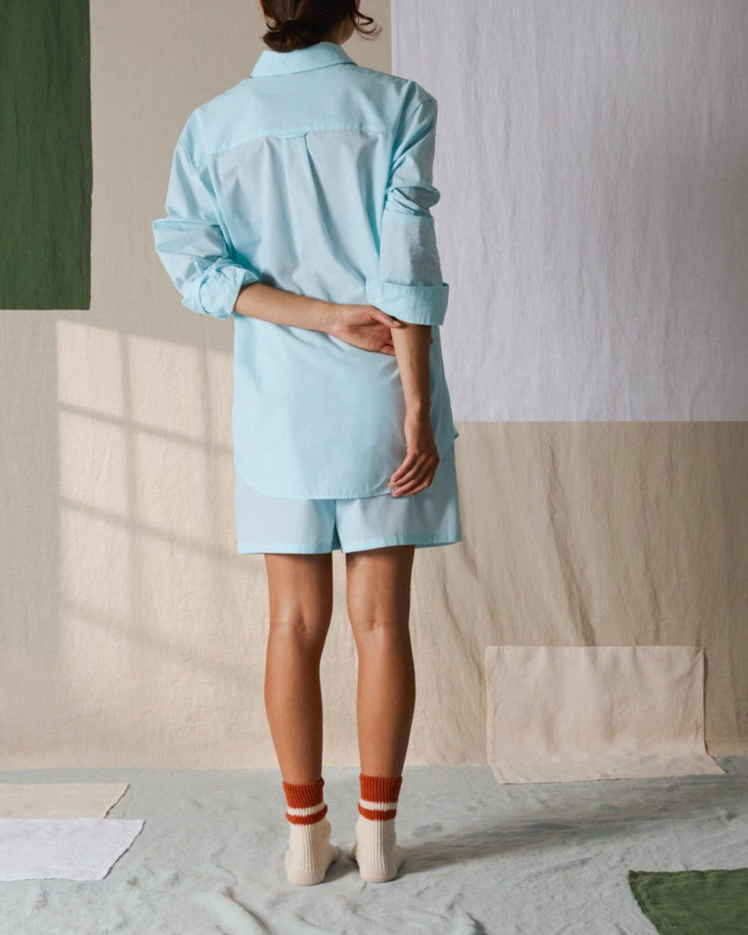 Merci - Basile Shirt - Turquoise