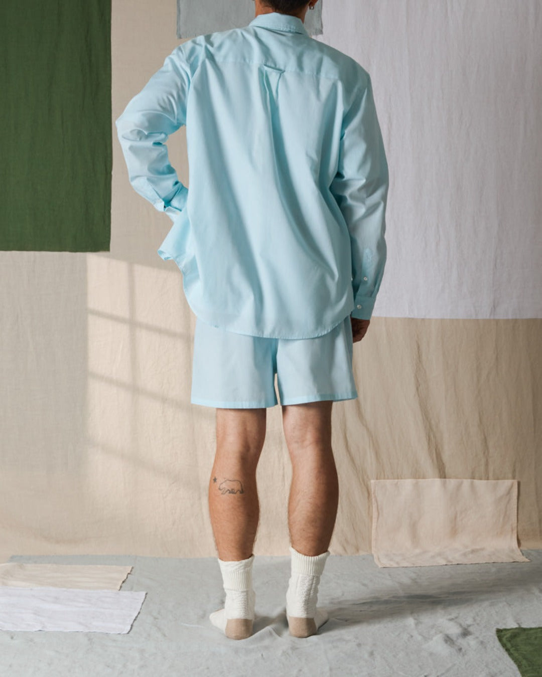 Merci - Basile Shirt - Turquoise